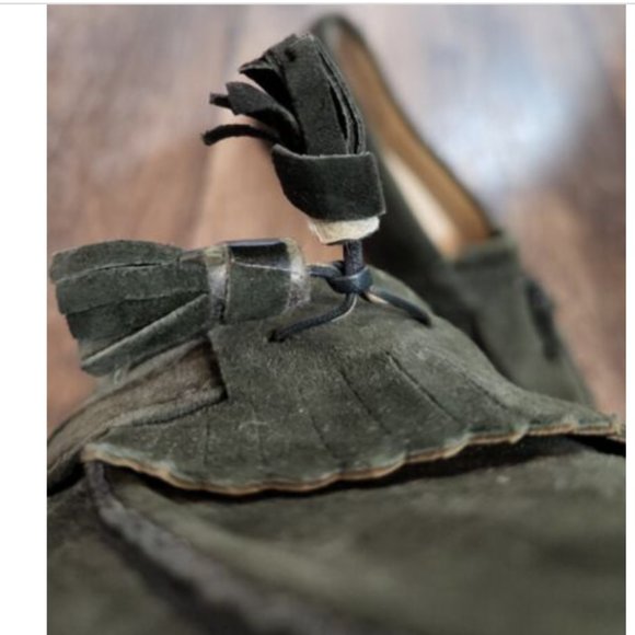 Church\'s Prima Classe Handmade Suede Kiltie Tassel Loafers